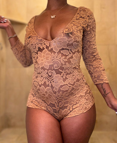 Honey Lace Romper